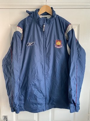 West Ham United 2005 Trainingsjacke von Reebok XXL Herren Top Zustand '' 