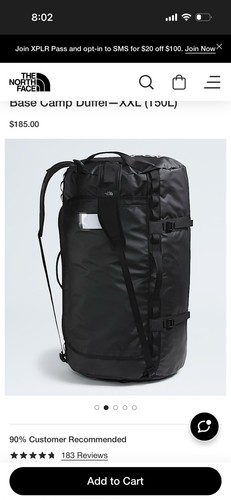 The North Face Base Camp Duffel Bag Large 95L schwarz - Bild 2 von 9