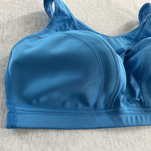 Wingslove High Support Bra Women’s Size: 46 C Full Coverage Non Padded Blue - Picture 5 of 11