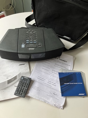 Bose wave music system AWRC3G radio works + bag - BUT CD not working