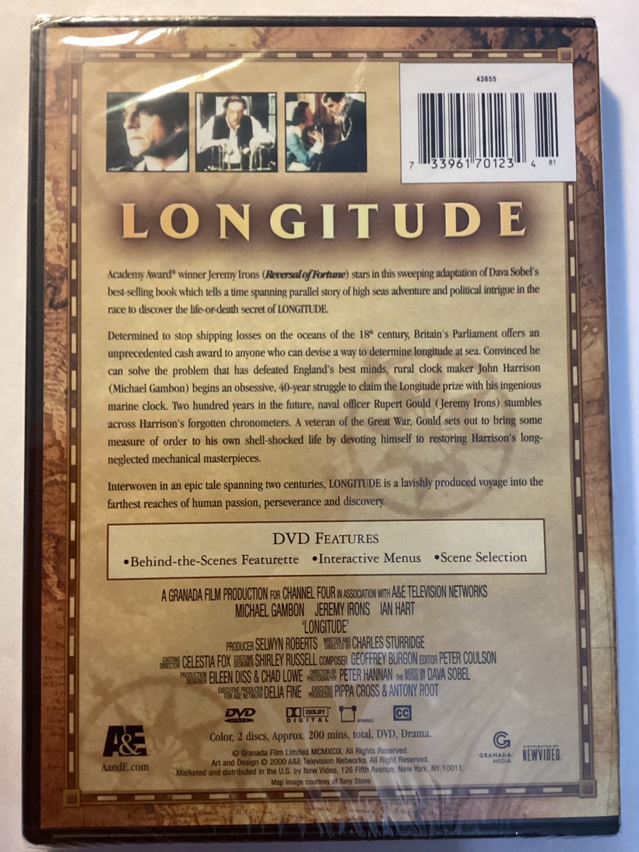 Longitude (DVD, 2000, 2-Disc Set) for sale online | eBay