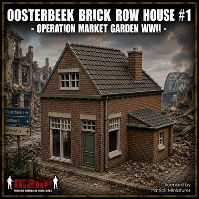 Oosterbeek Brick Row House #1 - Operation Market Garden / 1:48