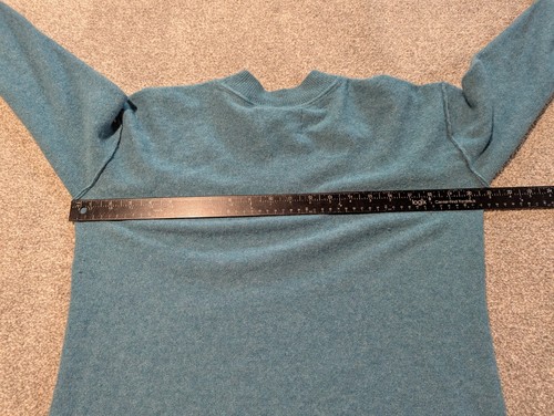 Suéter Anthropologie para mujer XS azul azulado pilcro cachemir sudadera de gran tamaño - Imagen 7 de 10