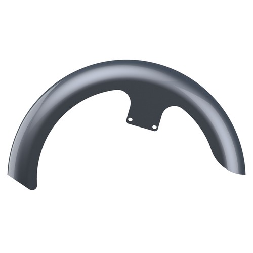 21" Reveal Wrapper Hugger Gauntlet Gray Metallic Front Fender For 09+ Harley - Picture 5 of 9