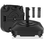 Patio Umbrella Base,Heavy Duty Umbrella Stand with 5 Wheels, Max 135lb Fillab...