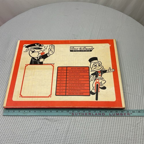 Vintage 1966 Walt Disney Study Prints Bicycle Safety Set No  102 Complete - Picture 1 of 8