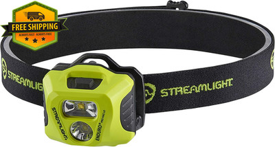Streamlight Enduro Pro Haz-Lo 160 Lumen Headlamp with Straps & Batteries  Yellow