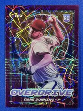 2021 Panini Chronicles - Overdrive Dane Dunning #16 Purple Velocity Prizm (RC)
