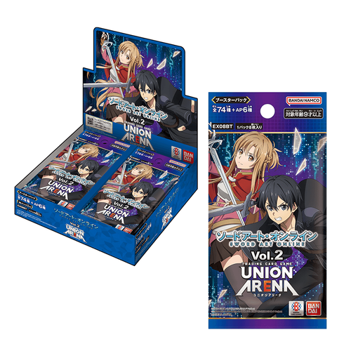US Seller: Japanese Union Arena Booster Box, Sword Art Online (SAO) Vol.2