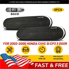 2-4pc LH+RH Bumper Side Marker Light Covers For 2002-2005 Honda Civic Si EP3 3DR