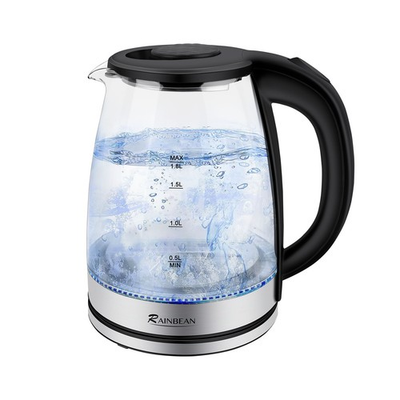 #ad 1500W Electric Glass Kettle 1.8L Hot Water Boiler Heater Auto Shut Off $20.89