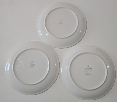 L'Amore Nancy Calhoun Juego de 3 Platos de Cena 10-3/4" Peras Cerezas Uvas - Imagen 2 de 6