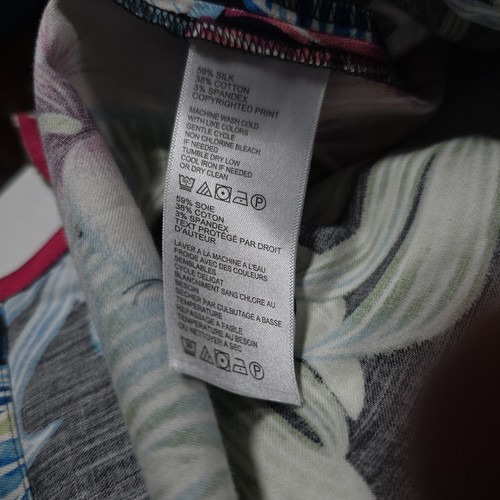 Camicia uomo Tommy Bahama 2XLB Konkan Jungle vestibilità classica elasticizzata stampa tropicale - Foto 12 di 15