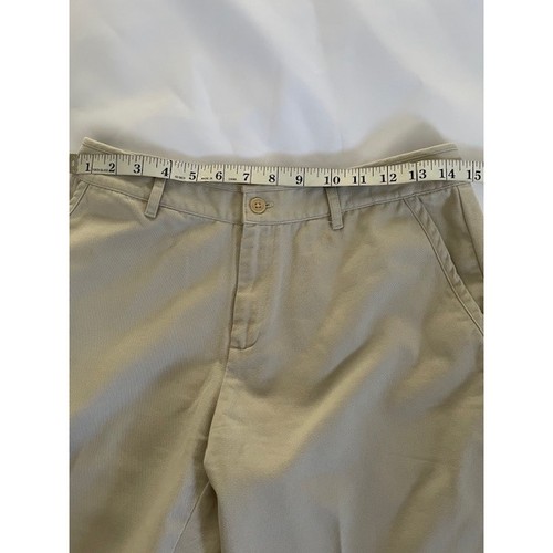 Lauren Ralph Lauren Sz 4 Woman Khaki Chino Pants Cotton Classic Weekend Preppy - Picture 4 of 8