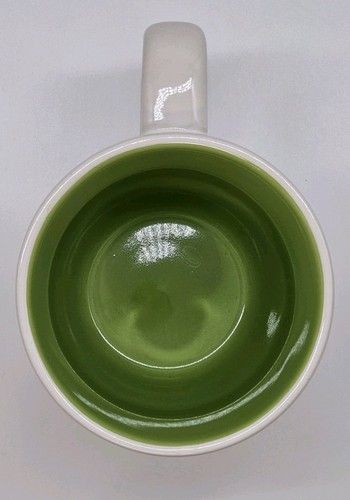 Rae Dunn Halloween Witch's Brew White Ceramic Green Interior 16oz Coffee Tea Cup - Picture 7 of 9