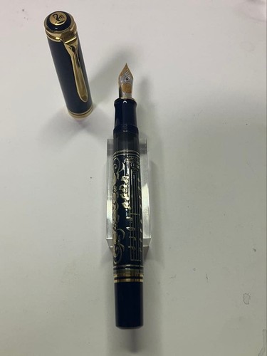 PELIKAN M800 CONCERTO Füllfederhalter blau/Vermeil LE 4000 18K mit Box - Bild 3 von 24