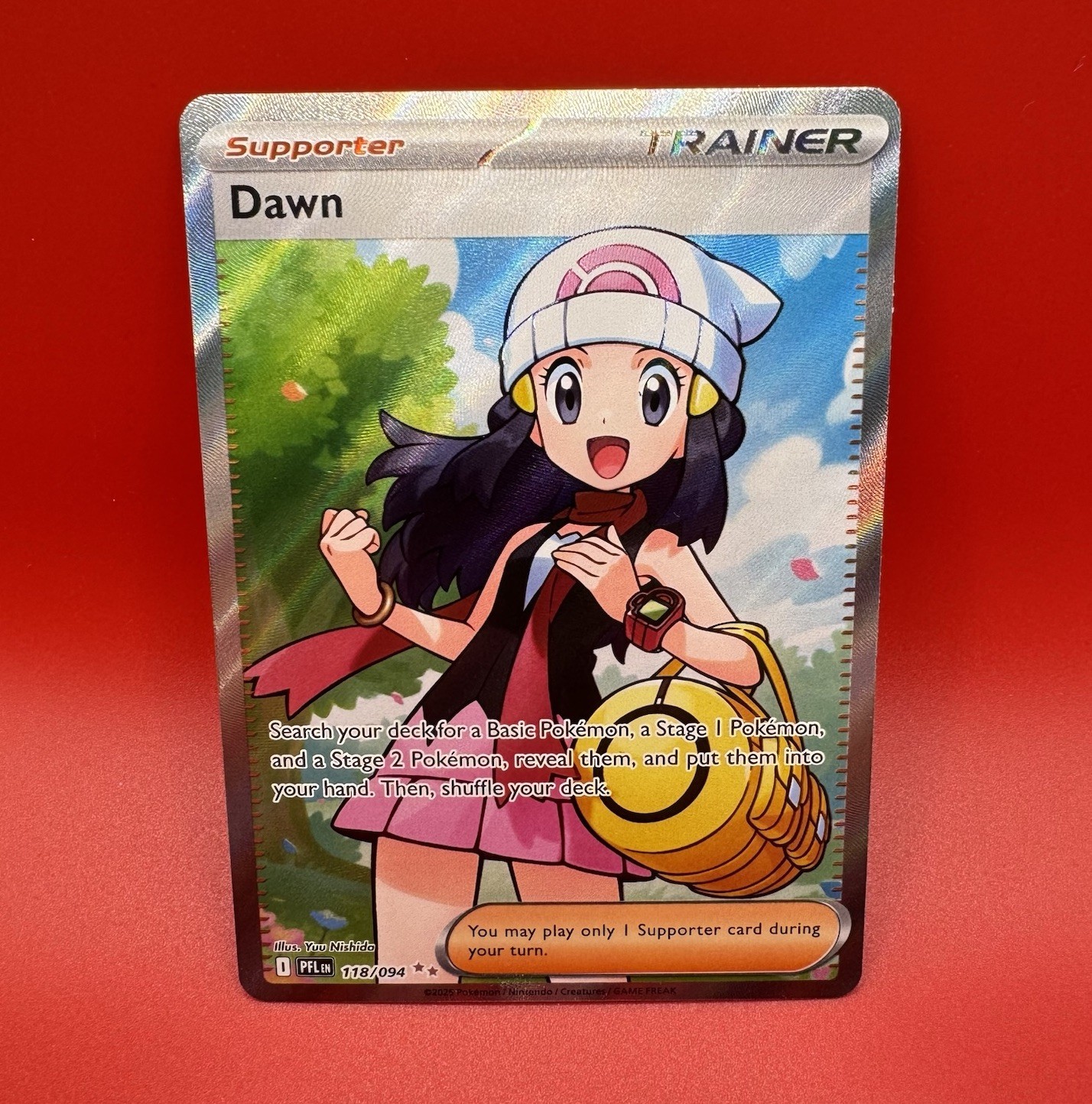 Dawn 118/094 Me02: Phantasmal Flames Ultra Rare- Pokemon TCG-NM