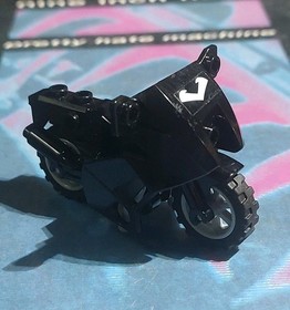 LEGO 2006 D.C Batman I Nightwing Minifigure & Bike! Bat015 7785 Arkham Asylum