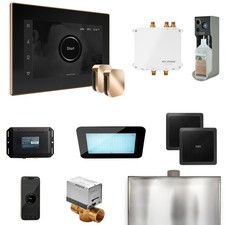 Mr. Steam BLS1-BKXPG Bliss Max Steam Shower Control Package Black Polished Gold