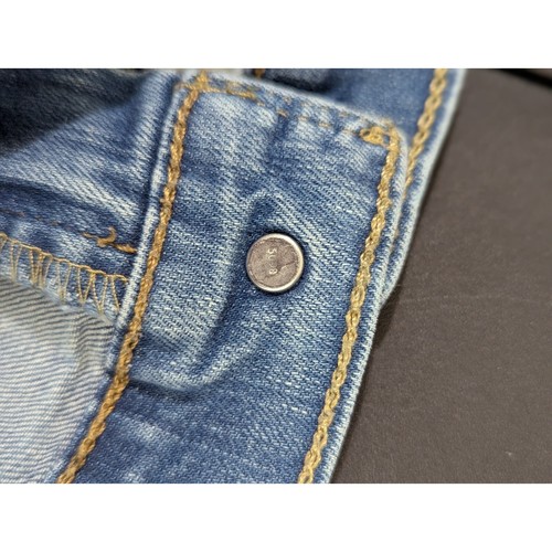 Levi's 511 Jeans Men's 31x28 (Tag 32x30) Blue Flaw - Picture 9 of 12