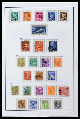 SCHWEIZ 1854-2020 gest. Urkunde in 3 Alben 1 Einsteckbuch Briefmarkensammlung - Bild 10 von 12
