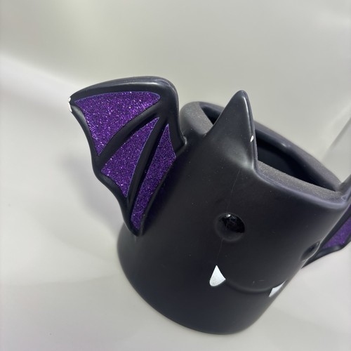 Bath & Body Works Soap Holder Foam Foaming Black Purple Vampire Bat 2021 *FLAWS* - Picture 3 of 7