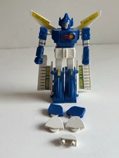 Vintage Convertible Series Robot Spaceship KMart Robot Toy Blue 1980’s
