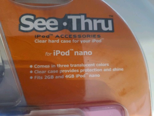 NEW Speck See Thru 3 Pack Hard Case For iPod Nano 1st GEN. 2 & 4 GB.Clear colors - Picture 5 of 5