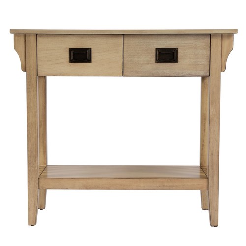 Butler Specialty Company Larina 36 in. W Wood 2 Drawer Console - Antique Beige - Picture 4 of 10