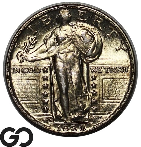 1929-D Standing Liberty Quarter, Choice Gem BU++