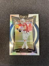 2024 Panini Select Drake Maye Concourse Silver Prizm (RC) #27 Patriots