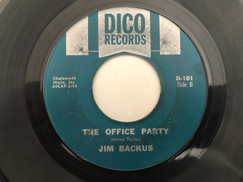 '59 Christmas Novelty 45 JIM BACKUS I Was A Teenage Reindeer DICO hear - Bild 2 von 2