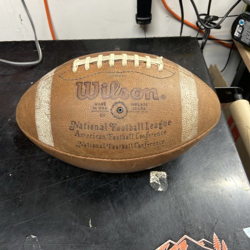 Vintage Wilson Football Official NFL Paul Tagliabue Brown Leather See Pics - Picture 1 of 11