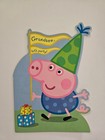 Peppa Pig Geoge Grandson Let's Party Birthday Greeting Card Hallmark