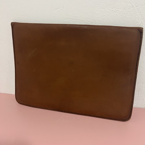 Hecho Hecho Hecho Hecho Hecho Delgado Cuero Laptop Tablet Funda Cierre Deslizante Mínimo - Imagen 2 de 9