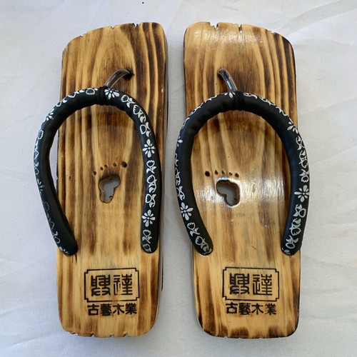 Japanese Flip Flops Geta Size 38 Women’s - Picture 1 of 9