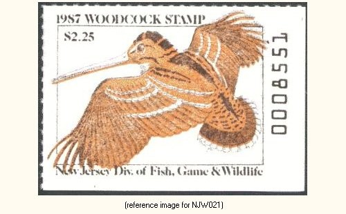 Woodcock D2K Nueva Jersey 1987 $2,25 - Imagen 1 de 1