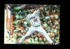 2020 Topps Update #U-245 Justin Verlander Houston Astros Rainbow Foil QTY