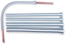 Spring Tubing Benders Kit for Pipe O.D. 1/4, 5/16, 3/8, 1/2, and 5/8 Inch 5 in 1