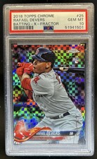 2018 Topps Chrome Rafael Devers RC X Fractor Rookie #25 Red Sox PSA 10 GEM MINT