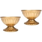  2 PCS Wedding Flower Table Vase Vintage Style Pot Floral Holder Adornment