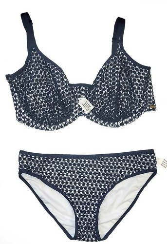 2 pezzi BIKINI ALL'UNCINETTO PANACHE donna 32K&S EADIE TOP & BOTTOM foderato/sottofilo - Foto 5 di 6