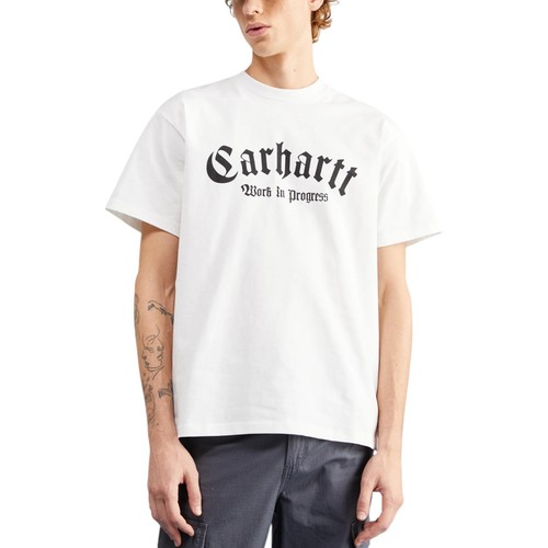 Carhartt WIP Mens ONYX T Shirts Printed Relaxed Fit Short Sleeve Cotton Tee New - Picture 3 of 35
