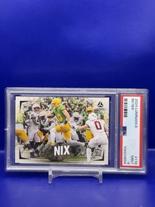 2024 Panini Luminance Bo Nix Rookie #178 Oregon Ducks Denver Broncos Rc PSA 9