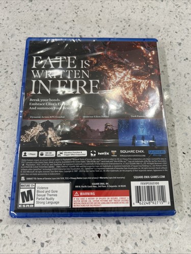 Final Fantasy XVI - Sony PlayStation 5 New Factory Sealed  - Bild 2 von 2