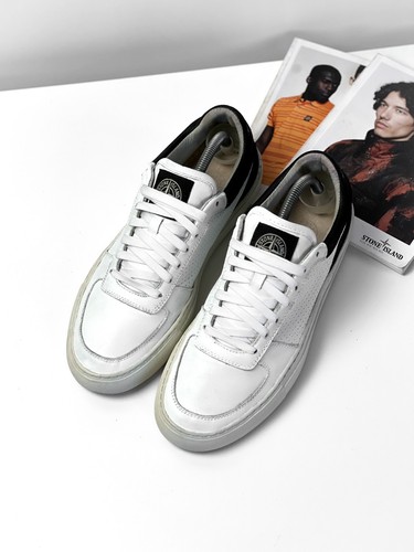 Stone Island by DIEMME White Leather Gum Low |Made in Italy Gr. UK7,5 | US 8,5 - Bild 1 von 14