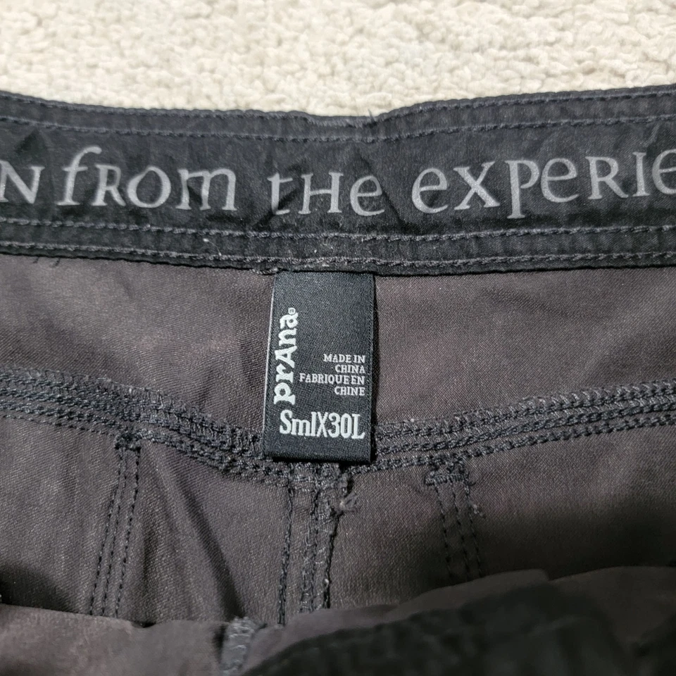 Pantalones Prana Para Hombre Sx30 Gris Zion Cinturón Elastizados Senderismo Ventilados Rectos  Foto 4 de 4