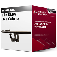 für BMW 3Er Cabrio Typ E46 (Auto Hak) AnhäNgerkupplung Horizontal Abnehmbar Neu