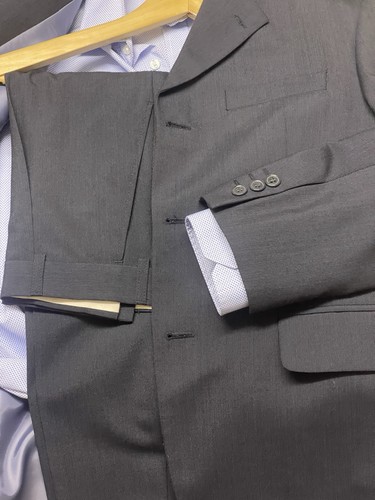 Vantage GENESIS-3-Botones-2 Piezas Traje con Muescas para Hombre Reino Unido-40R”-EUR-50” U.S-40R” - Imagen 15 de 24