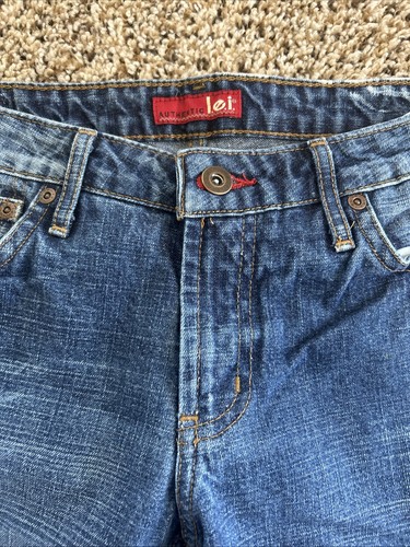 Jeans Lei azules desgastados tiro bajo bootcut talla 5 - Imagen 2 de 8